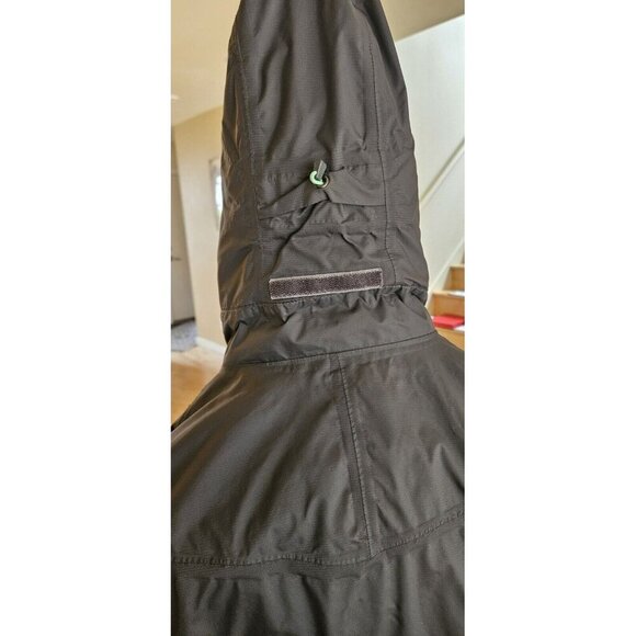 The North Face HyVent Hooded Windbreaker Ski Snow Rain Jacket Gray Men's Sz M - Picture 7 of 11
